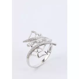 Серебряное кольцо "Природный узор"