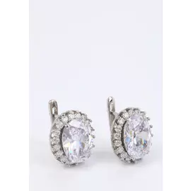 Серебряные серьги "Царское величие"