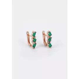 Серебряные серьги "Принцесса Мария"