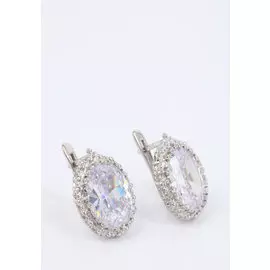 Серебряные серьги "Сокровище природы"