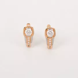 Серебряные серьги "Стефания"