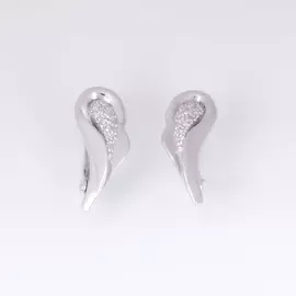 Серебряные серьги «Волшебное перо»