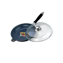 Сковорода с крышкой и съемной ручкой