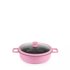 Сотейник 4,8 л, 28 см, стеклянная крышка