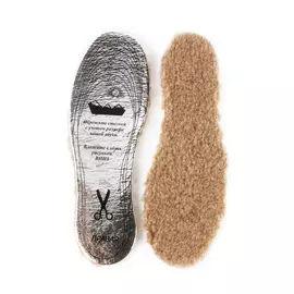 Стельки из верблюжьей шерсти с фольгой