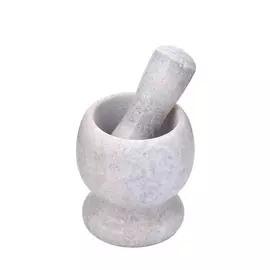 Ступка с пестиком из прочного мрамора