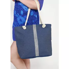 Сумка текстильная с серебряным напылением