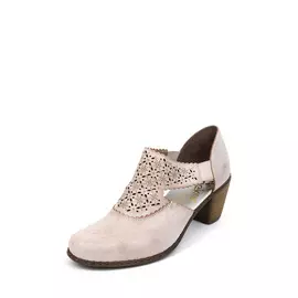 Туфли с перфорированной вставкой