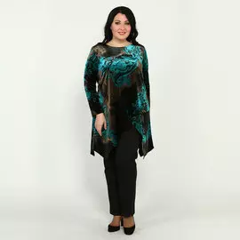 Туника асимметричная с узором