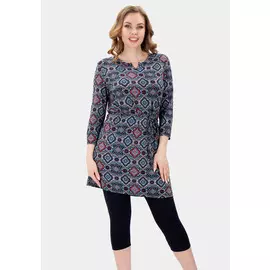 Туника приталенная с рукавом 3/4