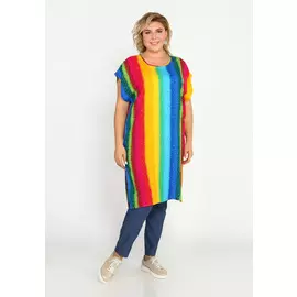Туника яркая с разрезами