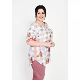 Туника расклешенного силуэта на кулисках