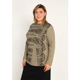 Туника с контрастными деталями