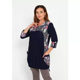 Туника с кулисками по бокам