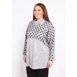 Туника с принтом в горох