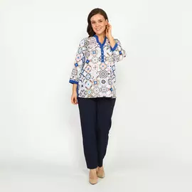 Туника с пуговицами и патами