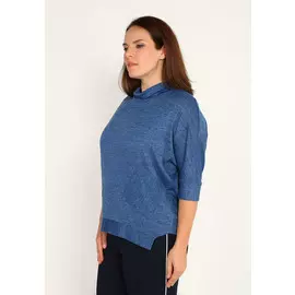 Туника с воротником хомут и карманами