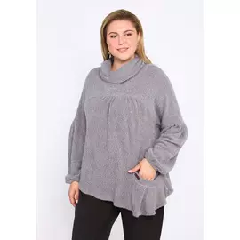 Туника удлиненная полуприлегающего силуэта