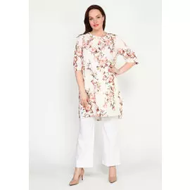 Туника удлиненная с рукавами 3/4