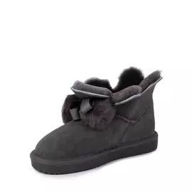 Угги низкие с помпонами