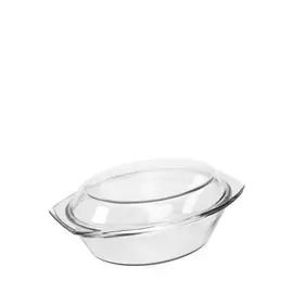 Утятница овальная из жаропрочного стекла