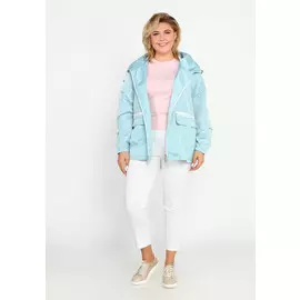 Ветровка с кулиской и накладными карманами