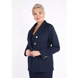 Жакет двубортный с длинным рукавом "Элина"