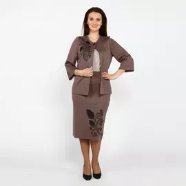 Жакет прямого кроя на пуговице