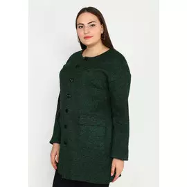 Жакет свободный с накладными карманами