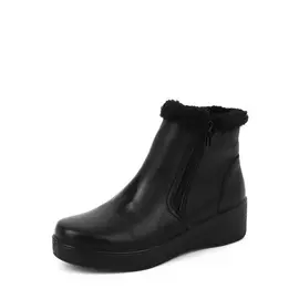 Женские ботинки с меховой опушкой