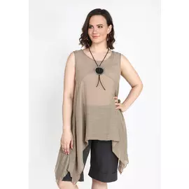 Жилет из прозрачной ткани