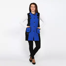 Жилет с карманами и декором