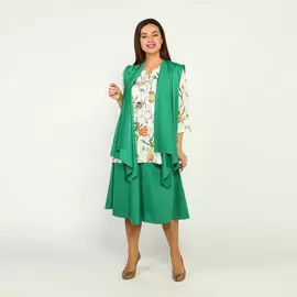 Жилет удлиненный трикотажный