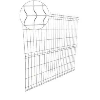 3D панель для забора Эко 2.5x1.7 м оцинкованный 3 ребра