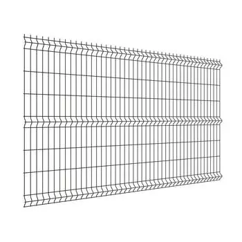 3D панель для забора Grand Line Light 2.5x1.53 м оцинкованный RAL 8017 3 ребра