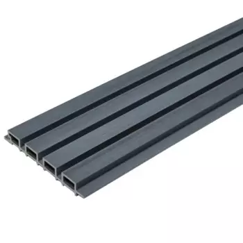 3D панель Wall Ebony ДПК серая 21.9x300 см