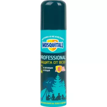Аэрозоль Mosquitall Professional от летающих насекомых и клещей 150 мл