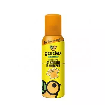 Аэрозоль от клещей Gardex Baby, 100 мл