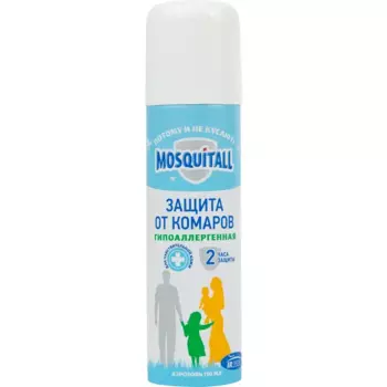 Аэрозоль от комаров Mosqyitall гипоаллергенный 150 мл