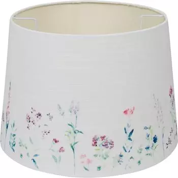 Абажур Linen Ivory Print 7843-5 E27/E14, кольцо, цвет бежевый