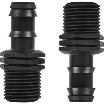 Адаптер для ПНД трубки BOUTTE, внешняя резьба 1/2"x16 мм, 2 шт