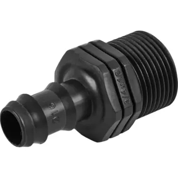 Адаптер для ПНД трубки BOUTTE, внешняя резьба 3/4"x16 мм, 2 шт