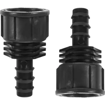 Адаптер для ПНД трубки BOUTTE, внутренняя резьба 3/4"x16 мм, 2 шт