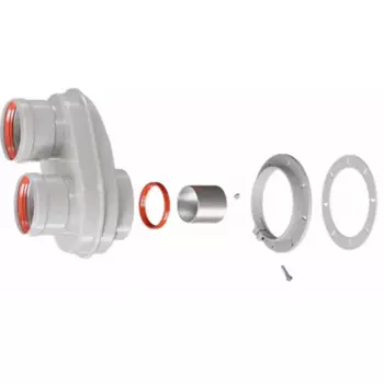 Переходник для дымохода Rommer D80 180x170 мм алюминий 0.75 мм