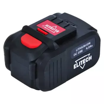 Аккумулятор Elitech 1820.067700, 18 В Li-ion 4 Ач