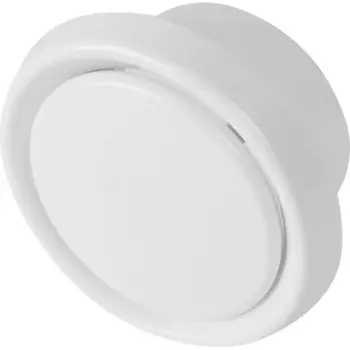 Анемостат Equation D 125 мм пластик цвет белый