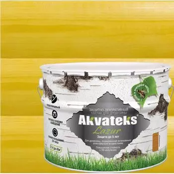 Антисептик Akvateks полуглянцевый калужница 2.7 л