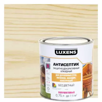 Антисептик алкидный Luxens полуматовый бесцветный 0.75 л