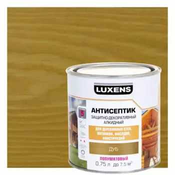 Антисептик алкидный Luxens полуматовый дуб 0.75 л