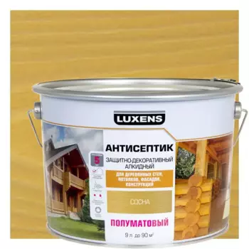 Антисептик алкидный Luxens полуматовый сосна 9 л